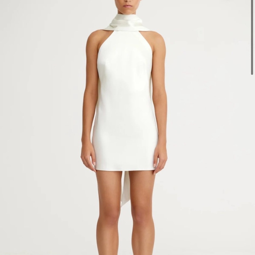 Significant Other Lucile Halter Dress - white